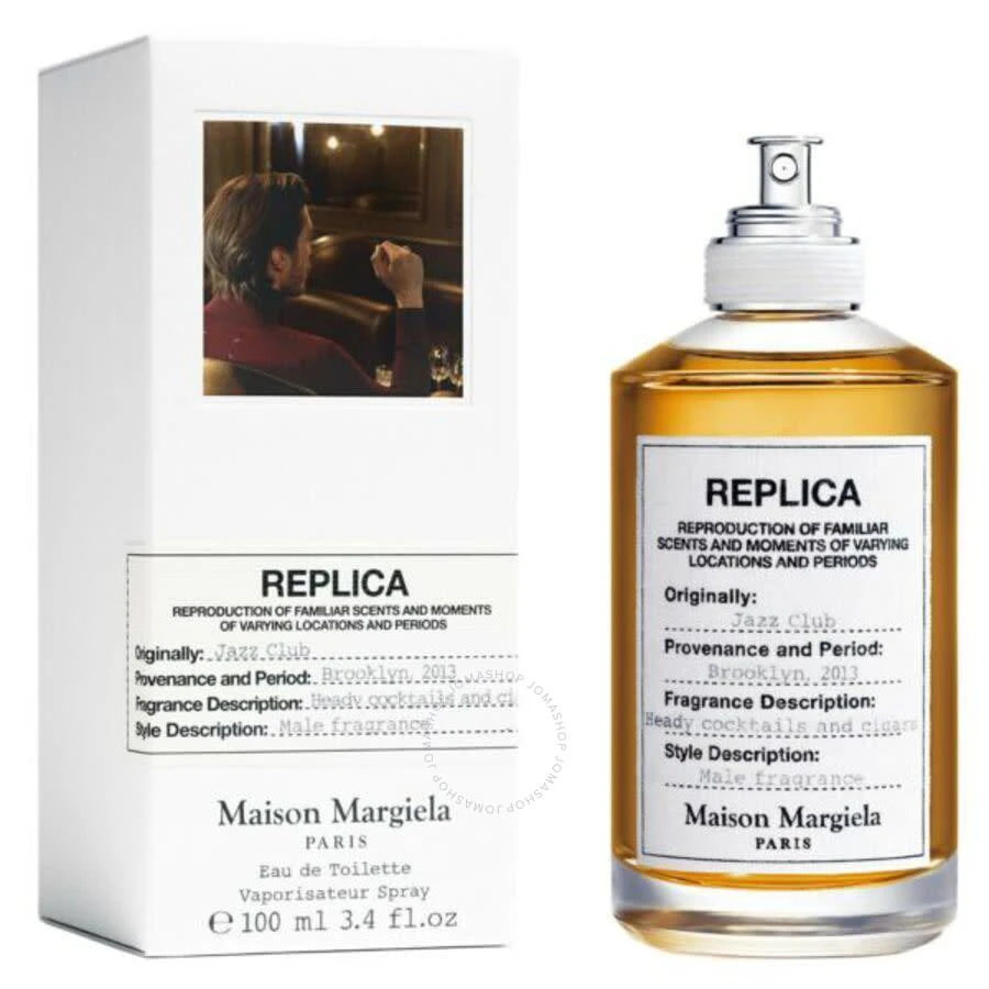 商品MAISON MARGIELA|Men's Replica Jazz Club EDT Spray 3.4 oz Fragrances 3605521932105,价格¥701,第1张图片