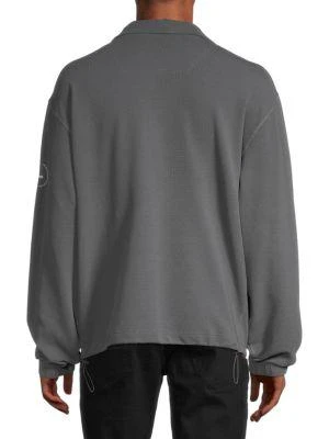 商品Helmut Lang|Dropped Shoulder Quarter Zip-Up Pullover,价格¥676,第2张图片详细描述