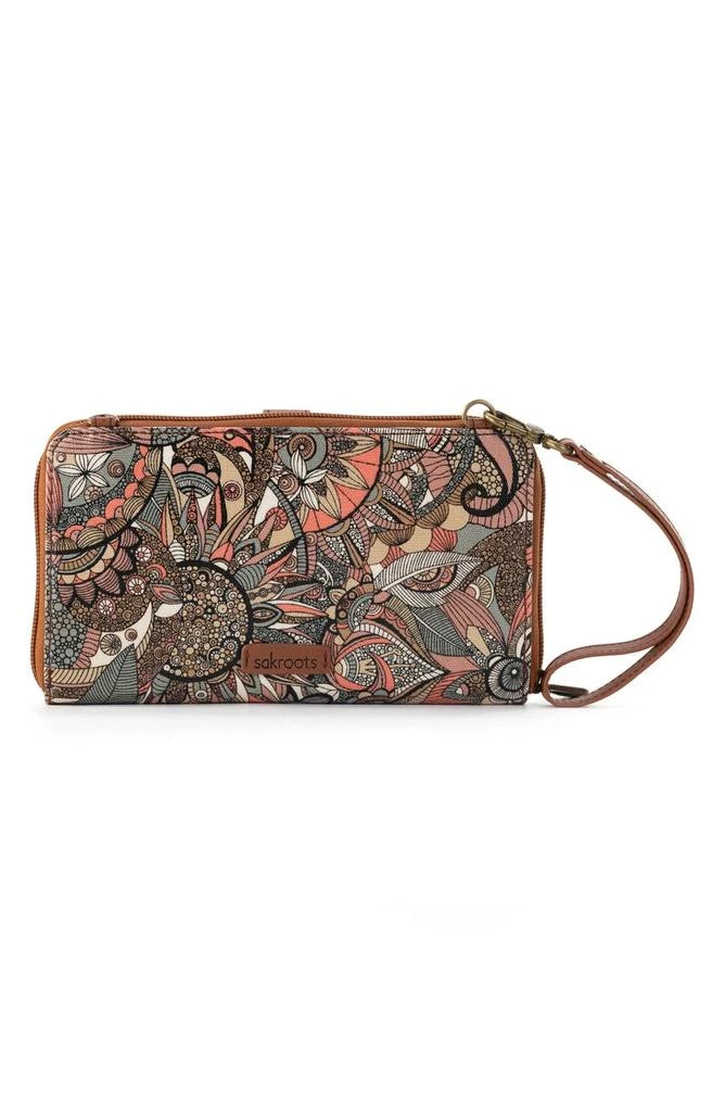 商品Sakroots|Artist Circle Large Smartphone Crossbody Bag,价格¥287,第2张图片详细描述