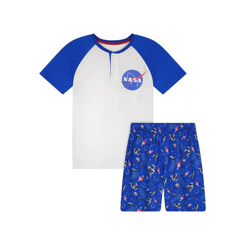Big Boys T-shirt and Shorts Pajama Set, 2 Piece商品第1张图片规格展示