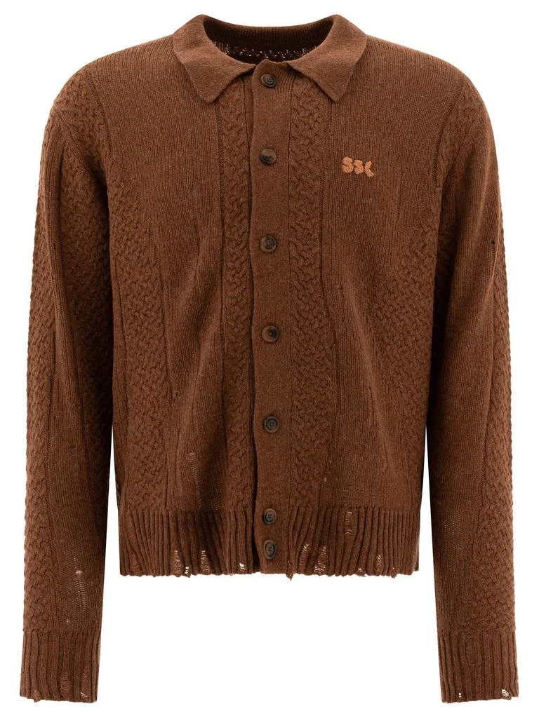 商品Stockholm Surfboard Club|Broke Knitwear Brown,价格¥1289,第1张图片