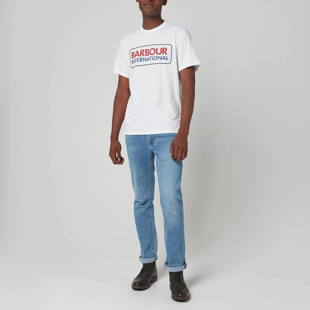 商品Barbour|Barbour International Men's Event Logo T-Shirt - White,价格¥138,第2张图片详细描述