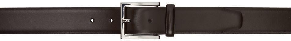 商品Hugo Boss|Brown Leather Belt,价格¥1051,第1张图片