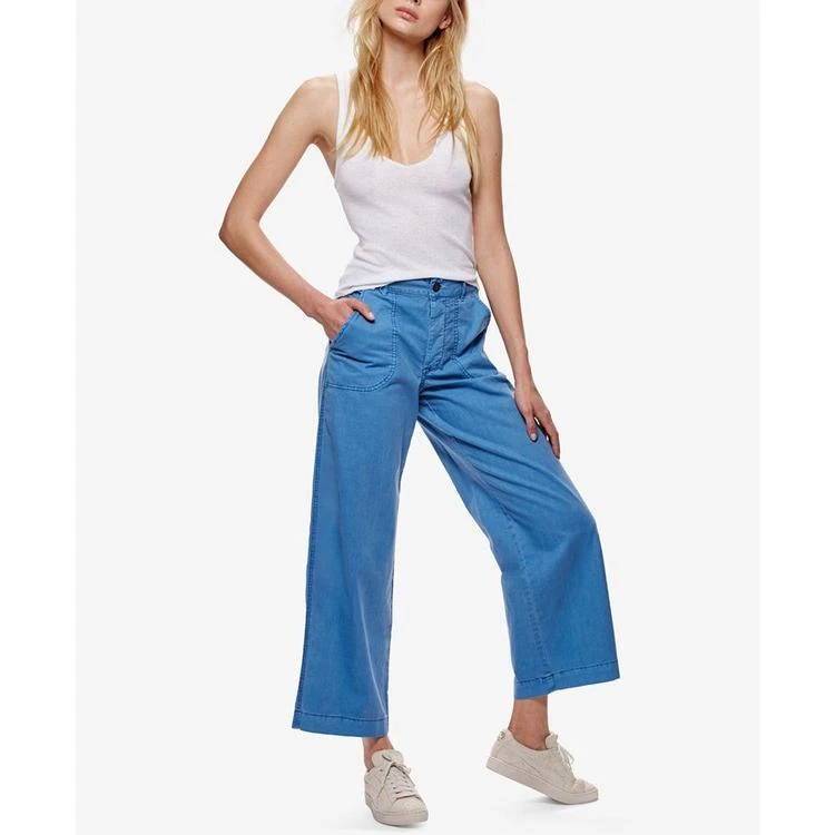 商品Free People|Cotton Wide-Leg Jeans,价格¥240,第1张图片