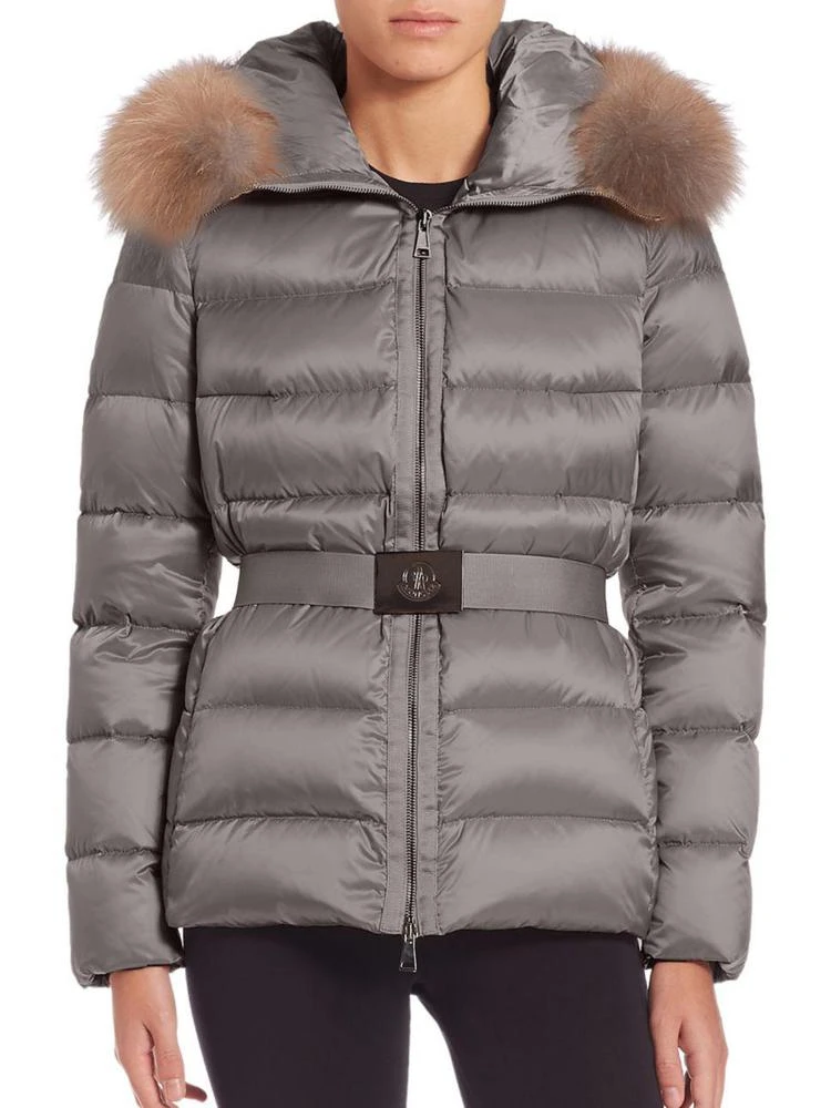 商品Moncler|Tatie Fur-Trimmed Puffer Jacket,价格¥14800,第1张图片