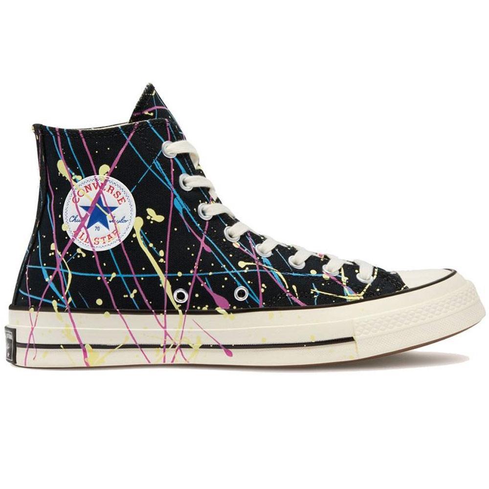 Chuck 70 Archive Paint Splatter Print HI 'Black / Hyper Magenta / Egret'商品第1张图片规格展示