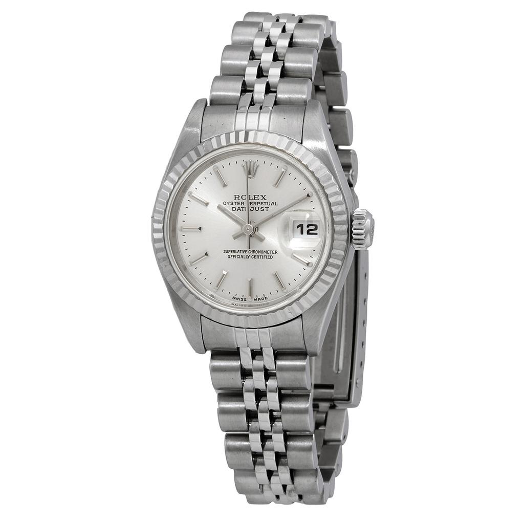 Pre-owned Rolex Oyster Perpetual Datejust Automatic Silver Dial Ladies 79174商品第1张图片规格展示