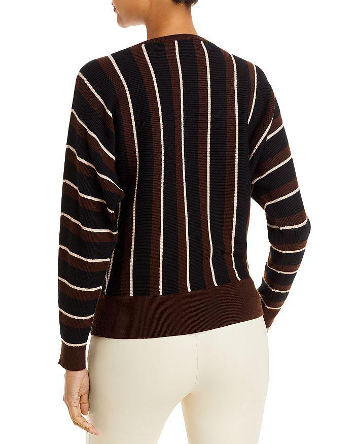 商品Tahari|Mixed Stripe Dolman Sleeve Sweater,价格¥506,第4张图片详细描述