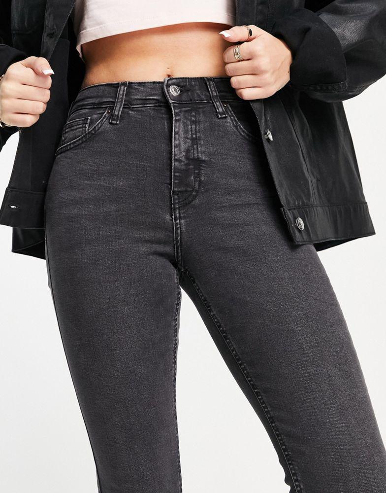 Topshop Jamie jeans in washed black商品第3张图片规格展示