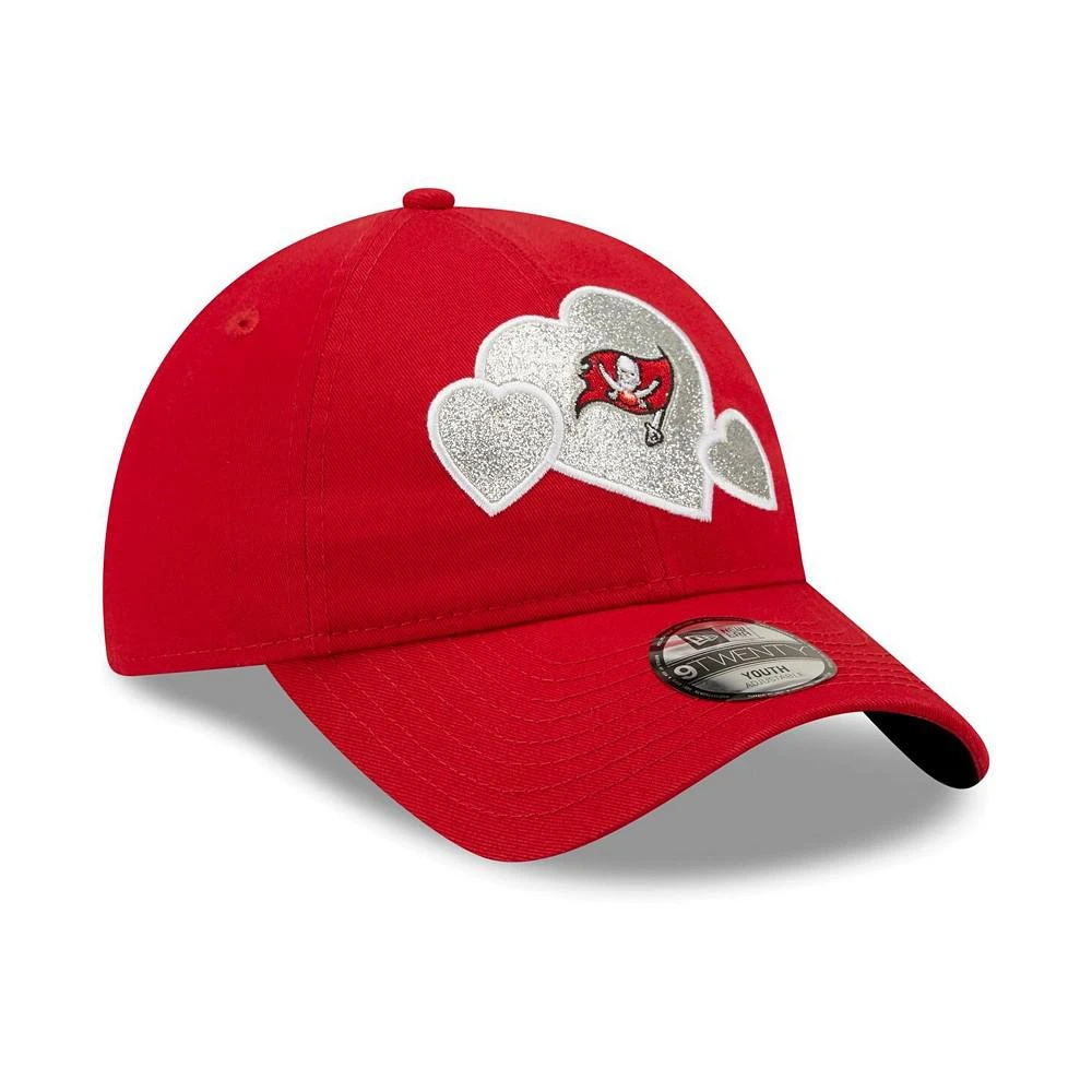 商品New Era|Toddler Girls Red Tampa Bay Buccaneers Hearts 9Twenty Adjustable Hat,价格¥150,第4张图片详细描述