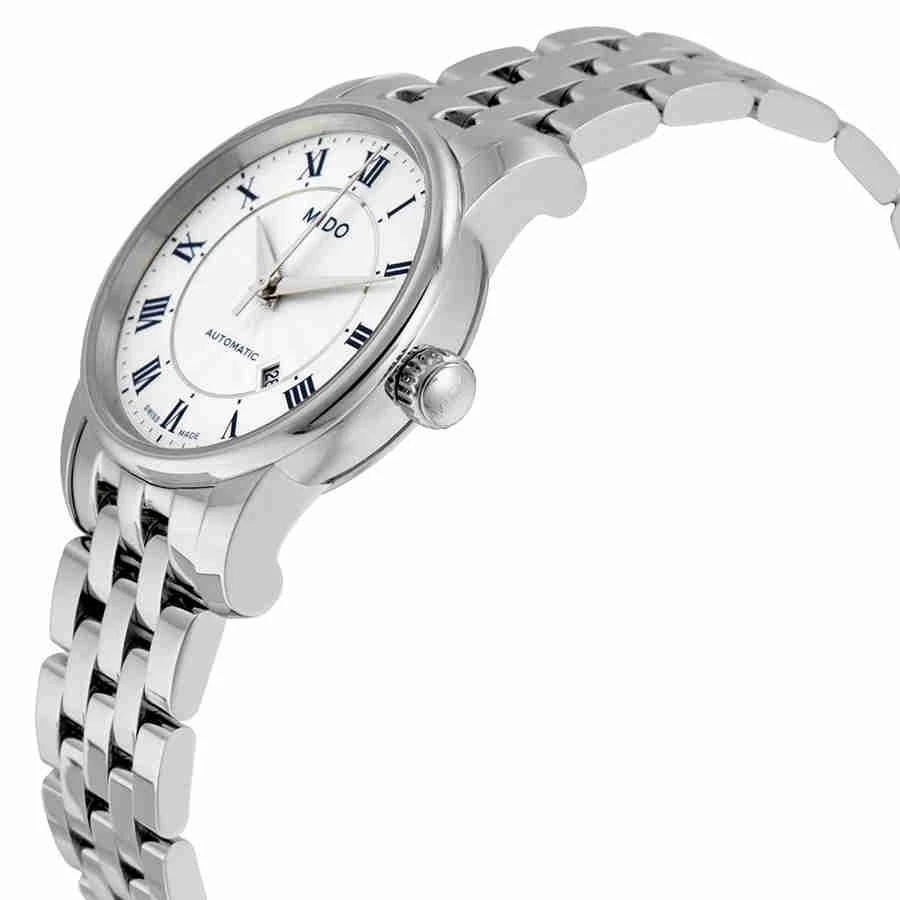 商品MIDO|Mido Baroncelli II Automatic Silver Dial Ladies Watch M76004211,价格¥3685,第2张图片详细描述