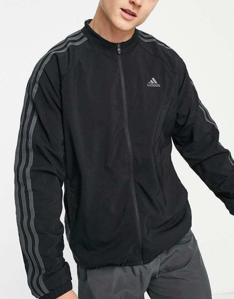 商品Adidas|adidas Golf Lined zip jacket in black,价格¥308,第3张图片详细描述