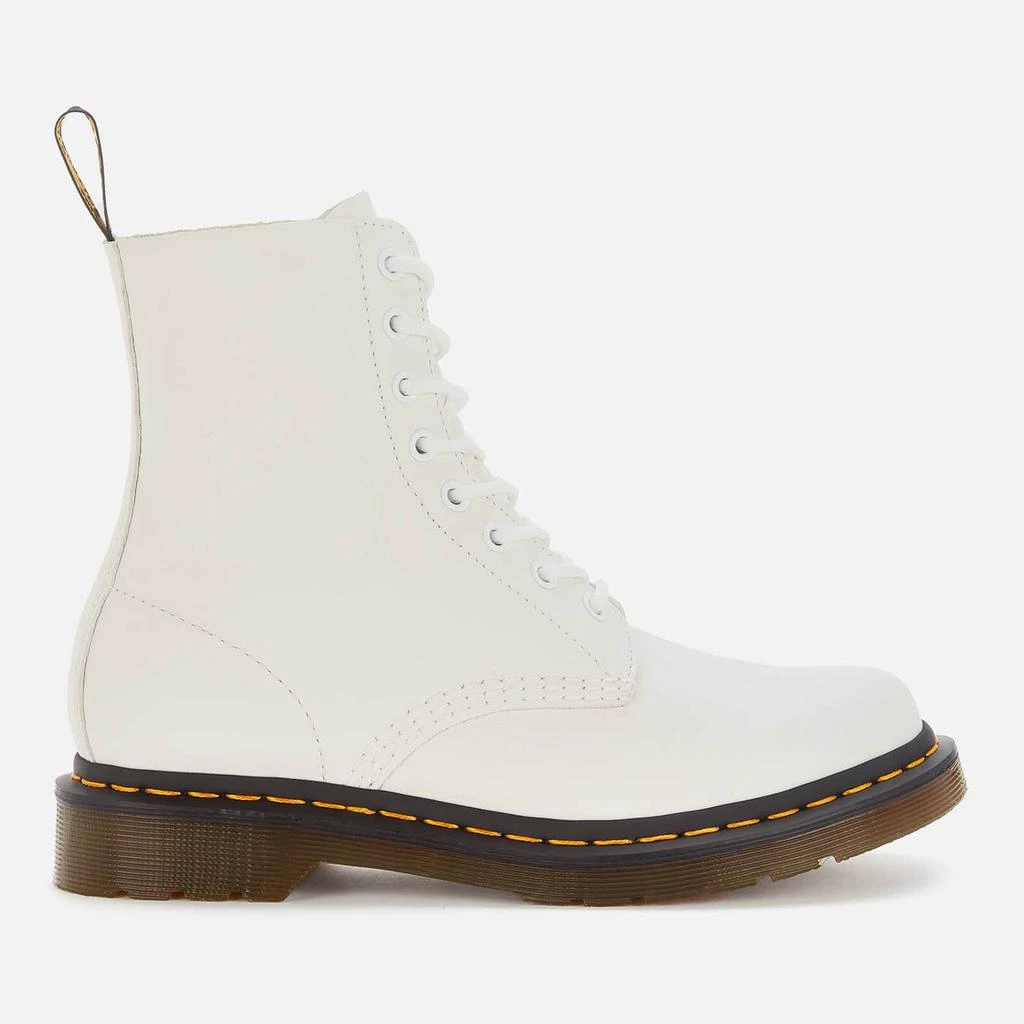 商品Dr. Martens|Dr. Martens Women's 1460 Pascal Virginia Leather 8-Eye Boots - Optical White,价格¥643,第1张图片