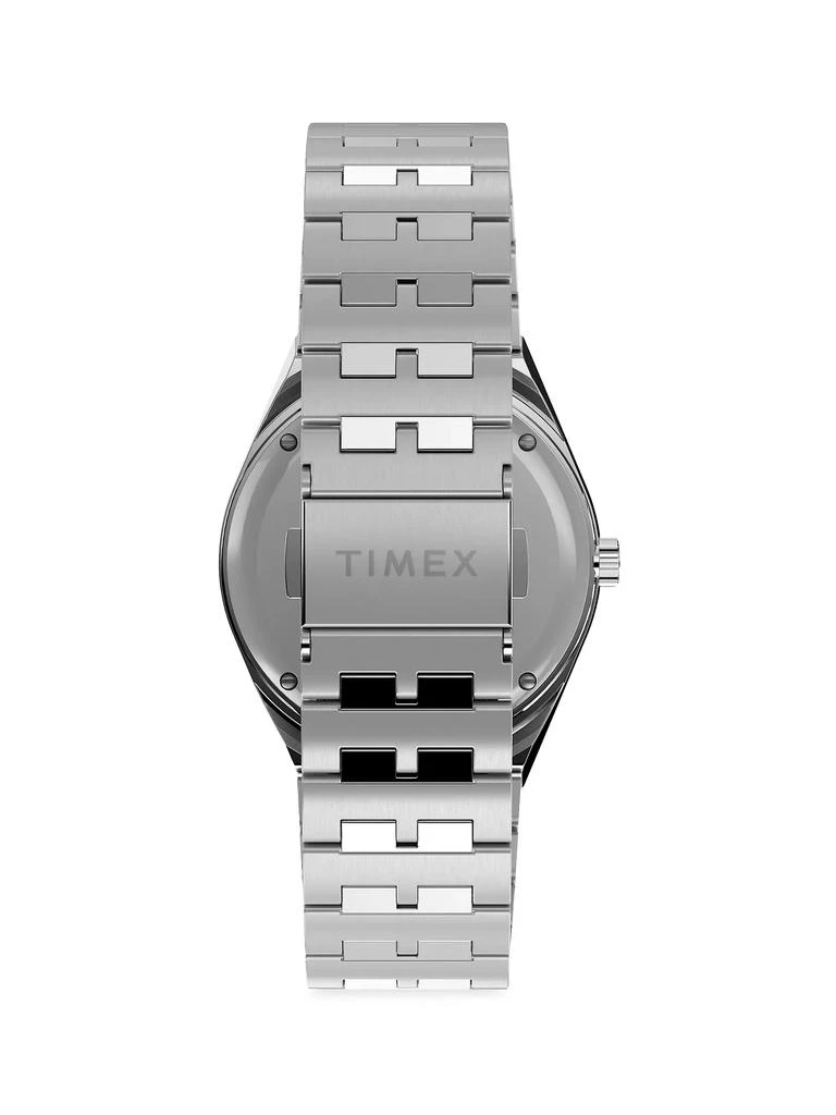 商品Timex|Q GMT Stainless Steel Bracelet Watch,价格¥1715,第3张图片详细描述