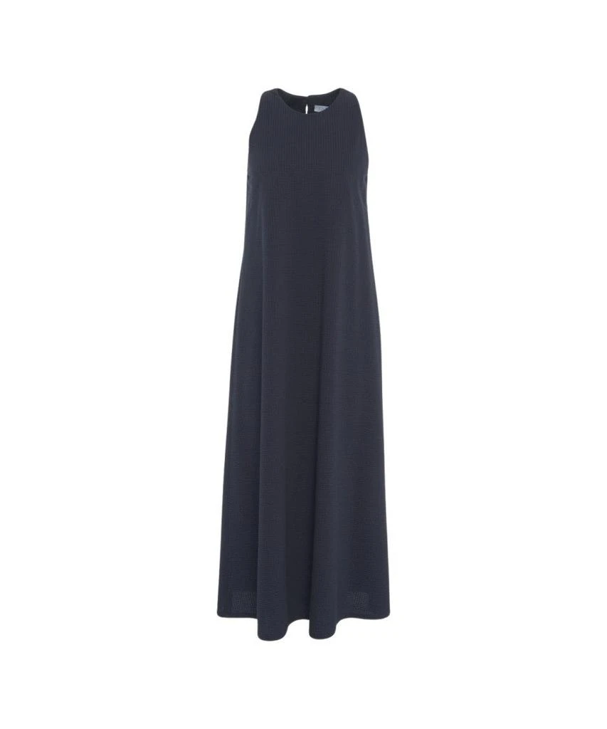 商品Harris Wharf London|Halter Neck Maxi Dress With Textured Fabric,价格¥2708,第1张图片