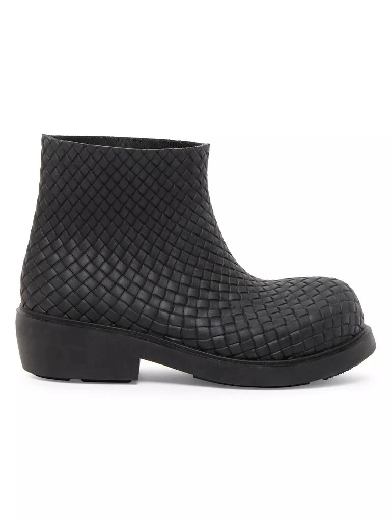 商品Bottega Veneta|Pudding Woven Rubber Boots,价格¥6360,第1张图片