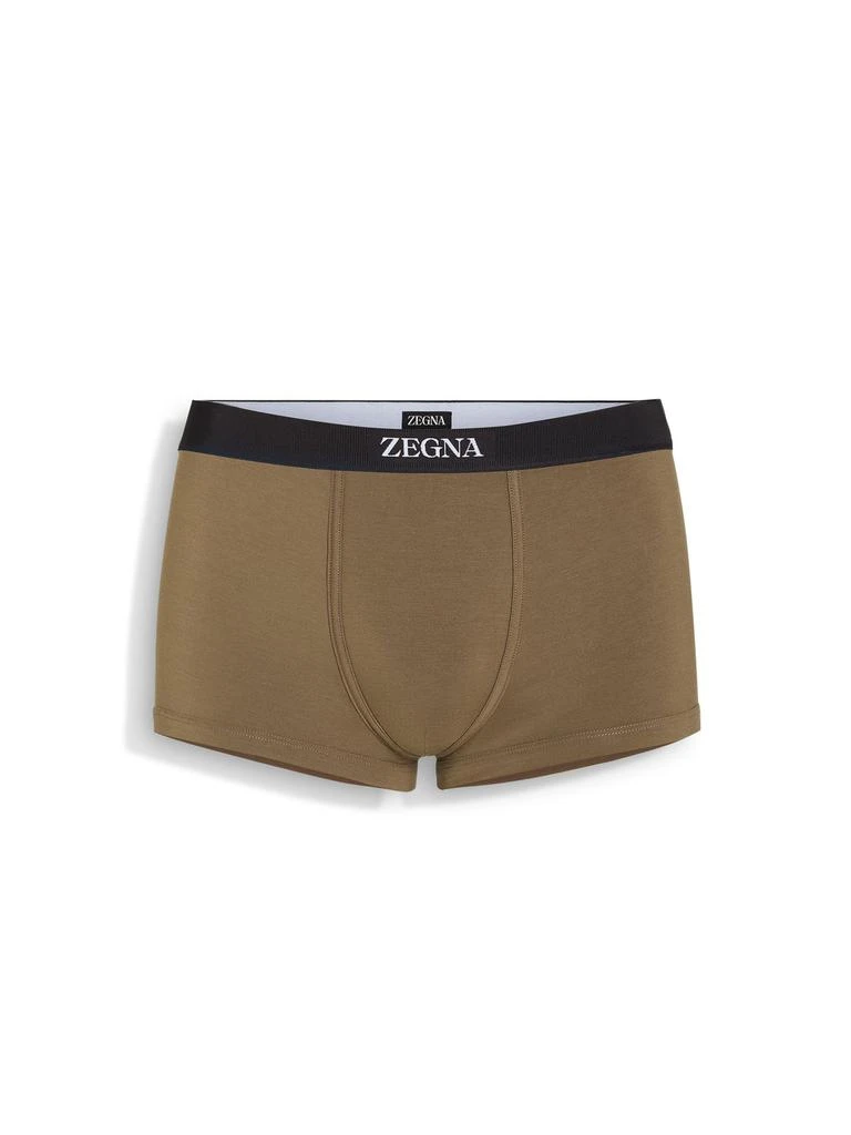 商品Zegna|Zegna Logo Waistband Boxers,价格¥1117,第1张图片