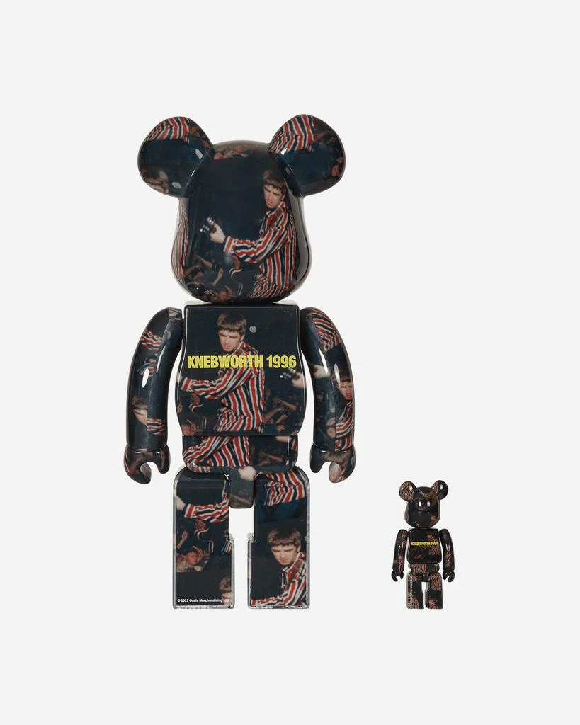商品Medicom|100%+400% Oasis Knebworth 1996 - Noel Gallagher Be@rbrick Multicolor,价格¥874,第4张图片详细描述