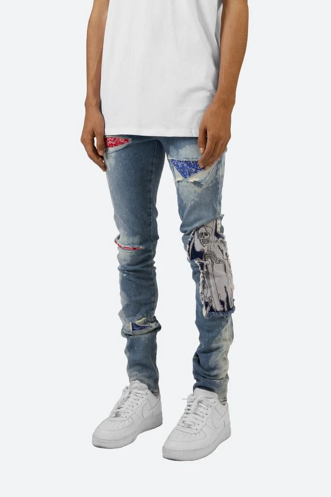 商品MNML|X161 Skinny Denim - Blue,价格¥227,第3张图片详细描述