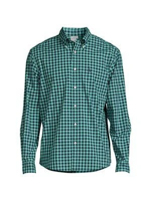 商品Brooks Brothers|Gingham Button Down Shirt,价格¥188,第3张图片详细描述