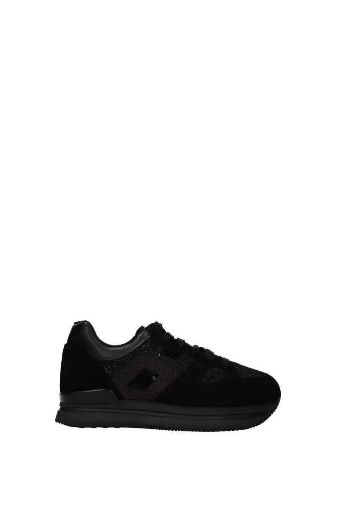 商品hogan|Sneakers Suede Black,价格¥1445,第1张图片