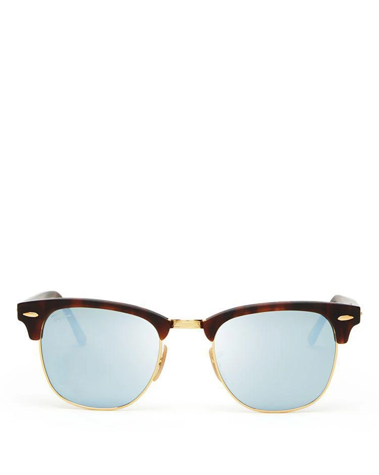 商品Ray-Ban|Mirrored Clubmaster Sunglasses, 51mm,价格¥1332,第1张图片