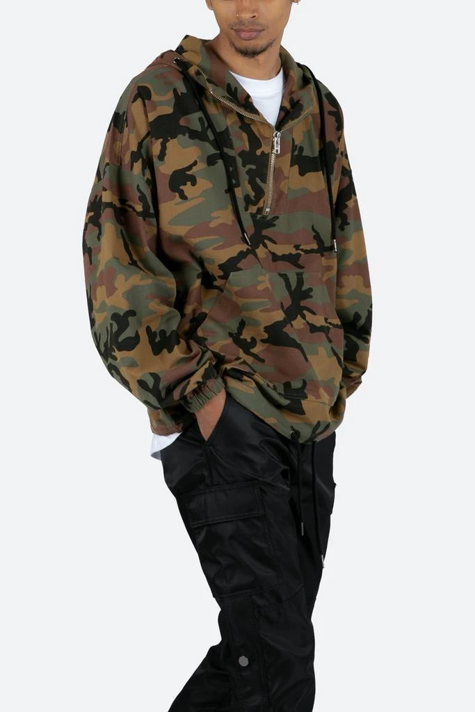 商品MNML|Quarter Zip Jacket - Camo,价格¥127,第2张图片详细描述