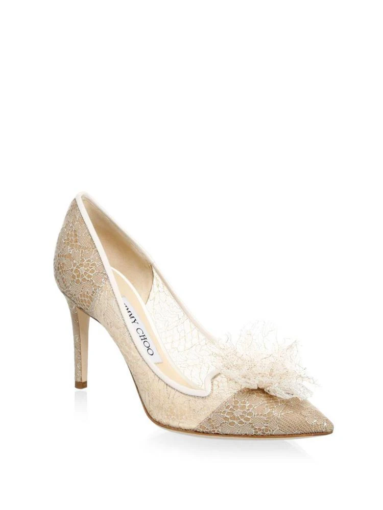 商品Jimmy Choo|蕾丝中跟鞋,价格¥2383,第1张图片