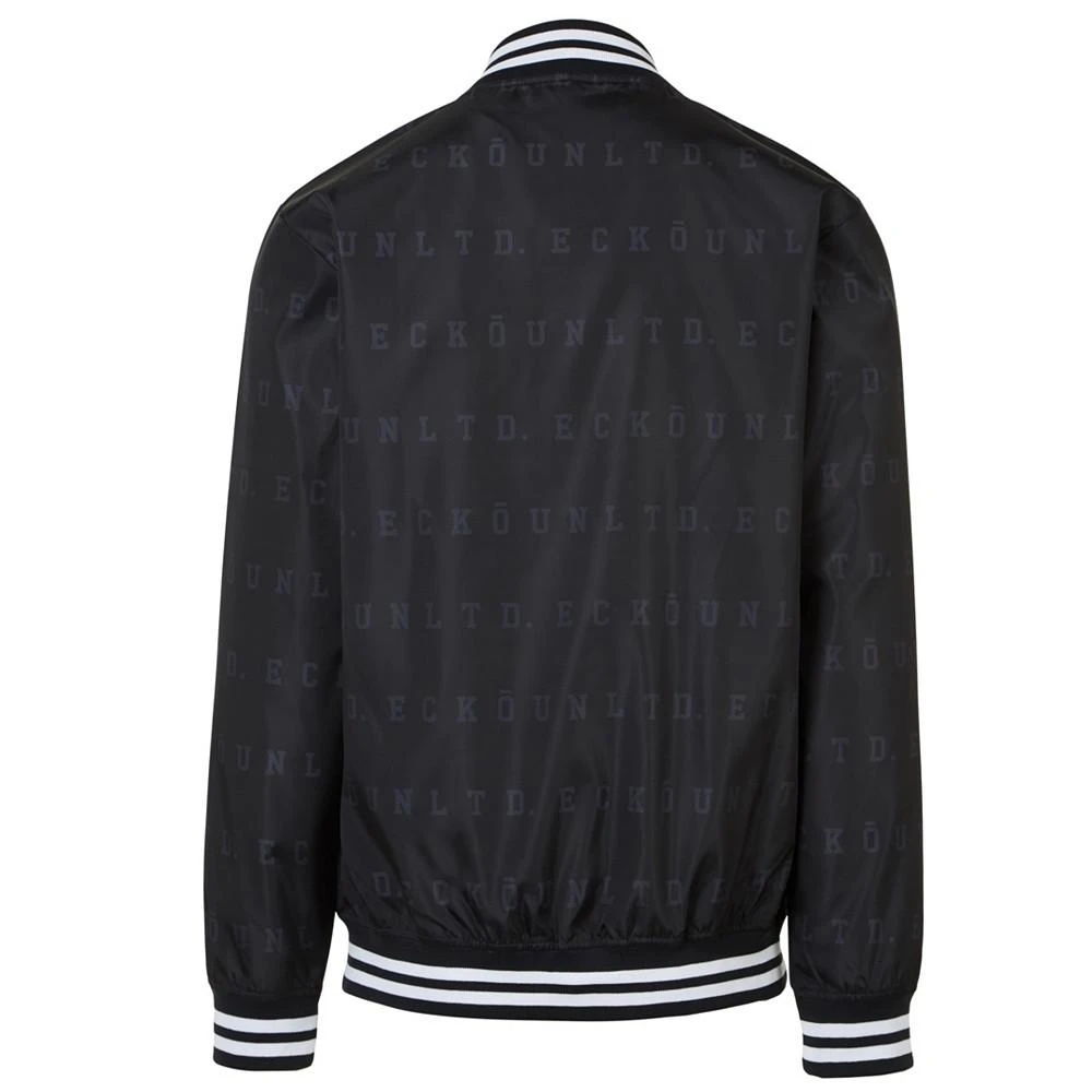 商品Ecko Unltd|Men's Eu Stripe Aop Varsity Windbreaker,价格¥507,第4张图片详细描述
