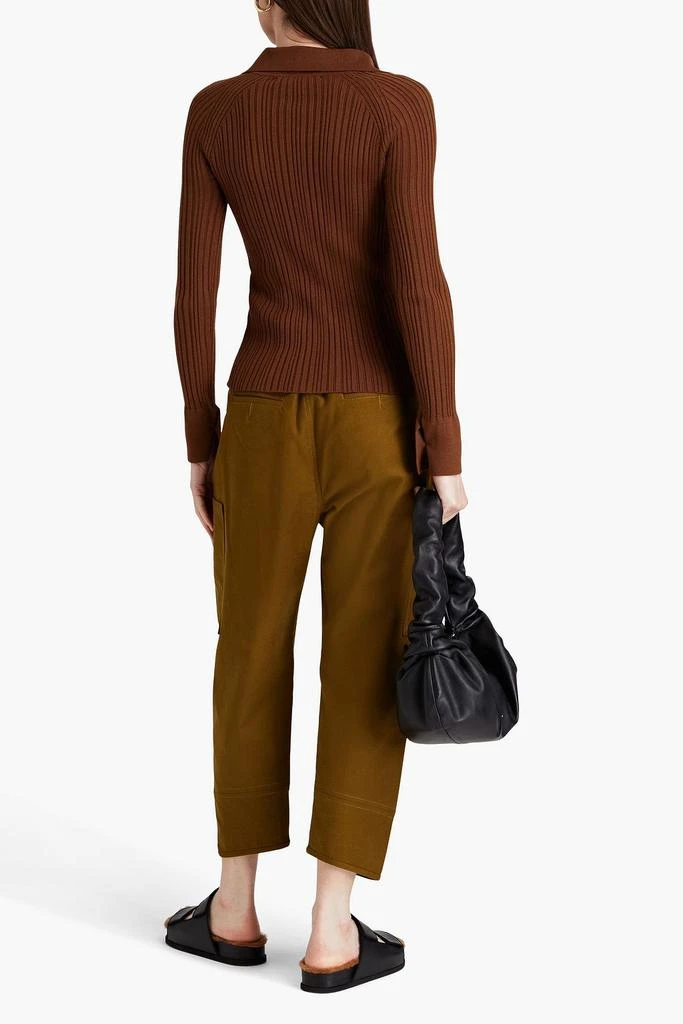 商品LVIR|Cutout ribbed-knit cardigan,价格¥539,第3张图片详细描述