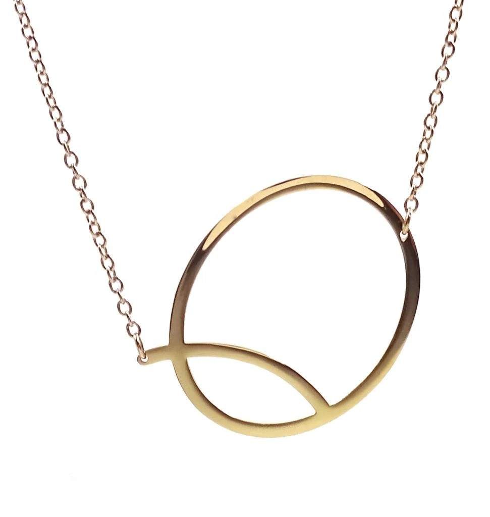 1" 18K Gold Plated Necklace 商品