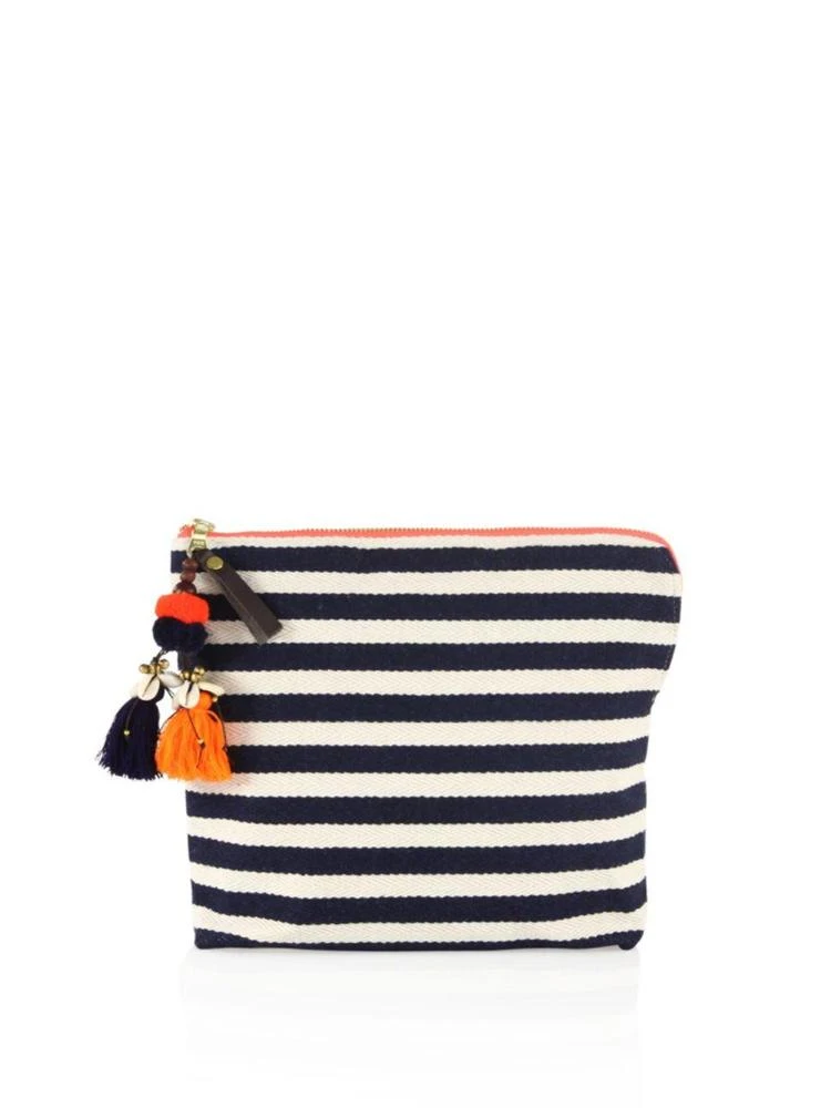 商品JADEtribe|Valerie Stripe Clutch,价格¥280,第1张图片