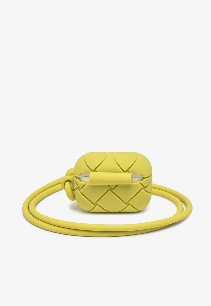 商品Bottega Veneta|AirPods Pro Intrecciato Rubber Case,价格¥1553,第2张图片详细描述