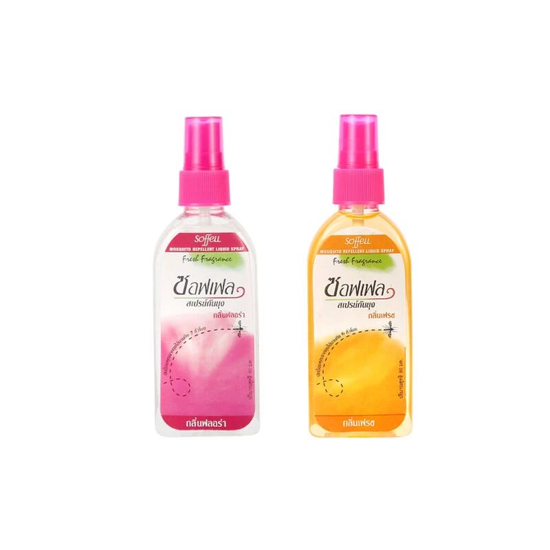 商品Soffell|泰国 Soffell驱蚊水80ml 玫瑰味,价格¥23,第1张图片