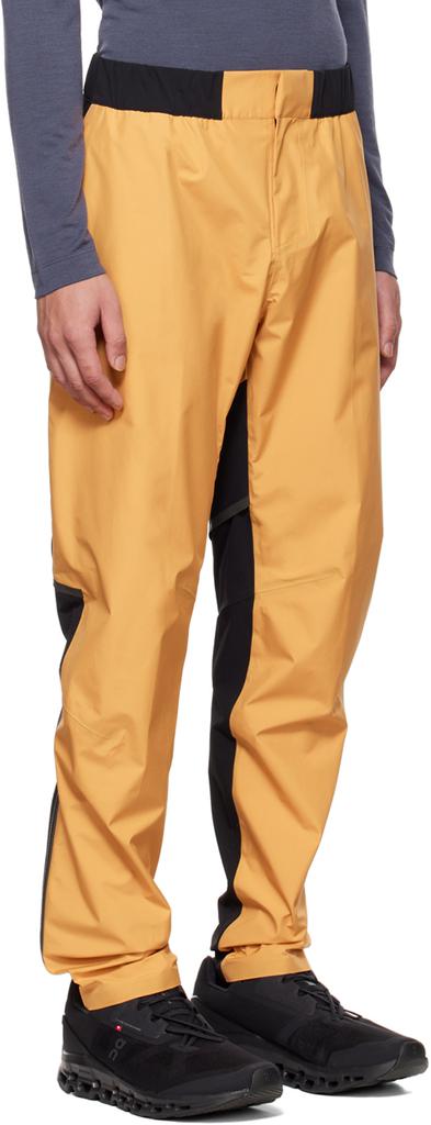 Yellow & Black Storm Lounge Pants商品第2张图片规格展示