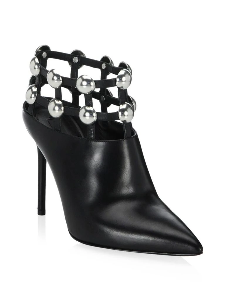 商品Alexander Wang|Tina Cage Leather Ankle Boots,价格¥3388,第2张图片详细描述
