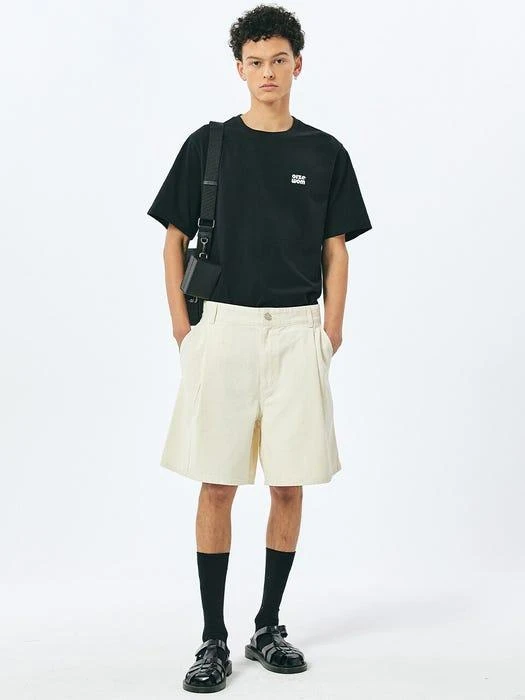 商品EZIO|Essential Logo Short Sleeve Shirt _ Black,价格¥429,第1张图片