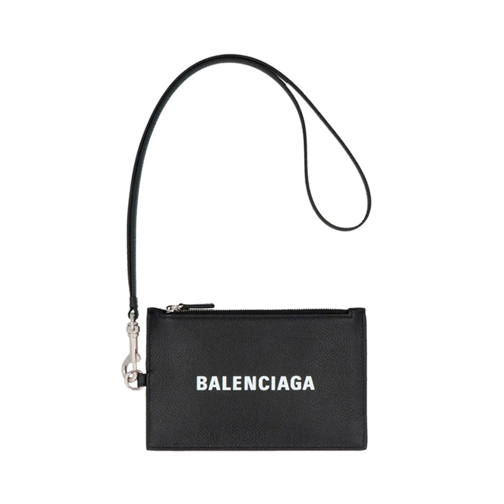 BALENCIAGA 巴黎世家 男士黑色皮质手拿包 616015-1IZI3-1090 商品