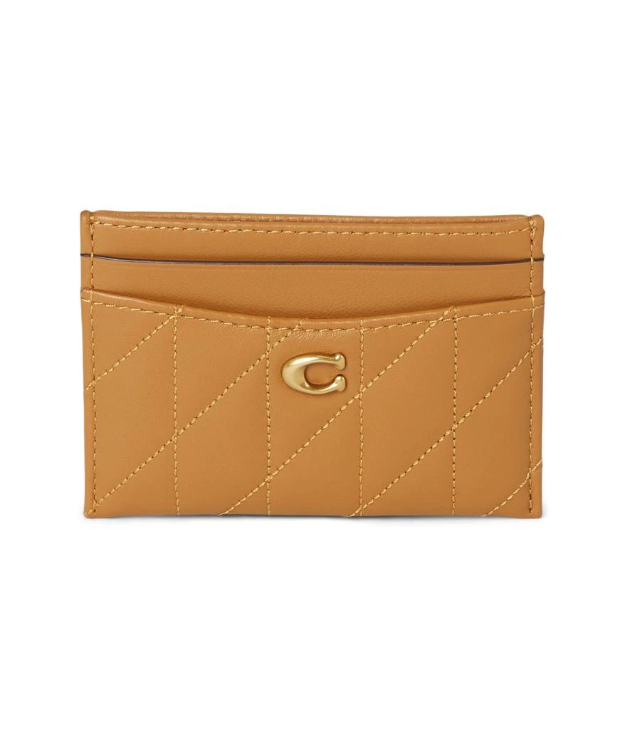 商品Coach|Refined Calf Leather Essential Card Case,价格¥718,第1张图片