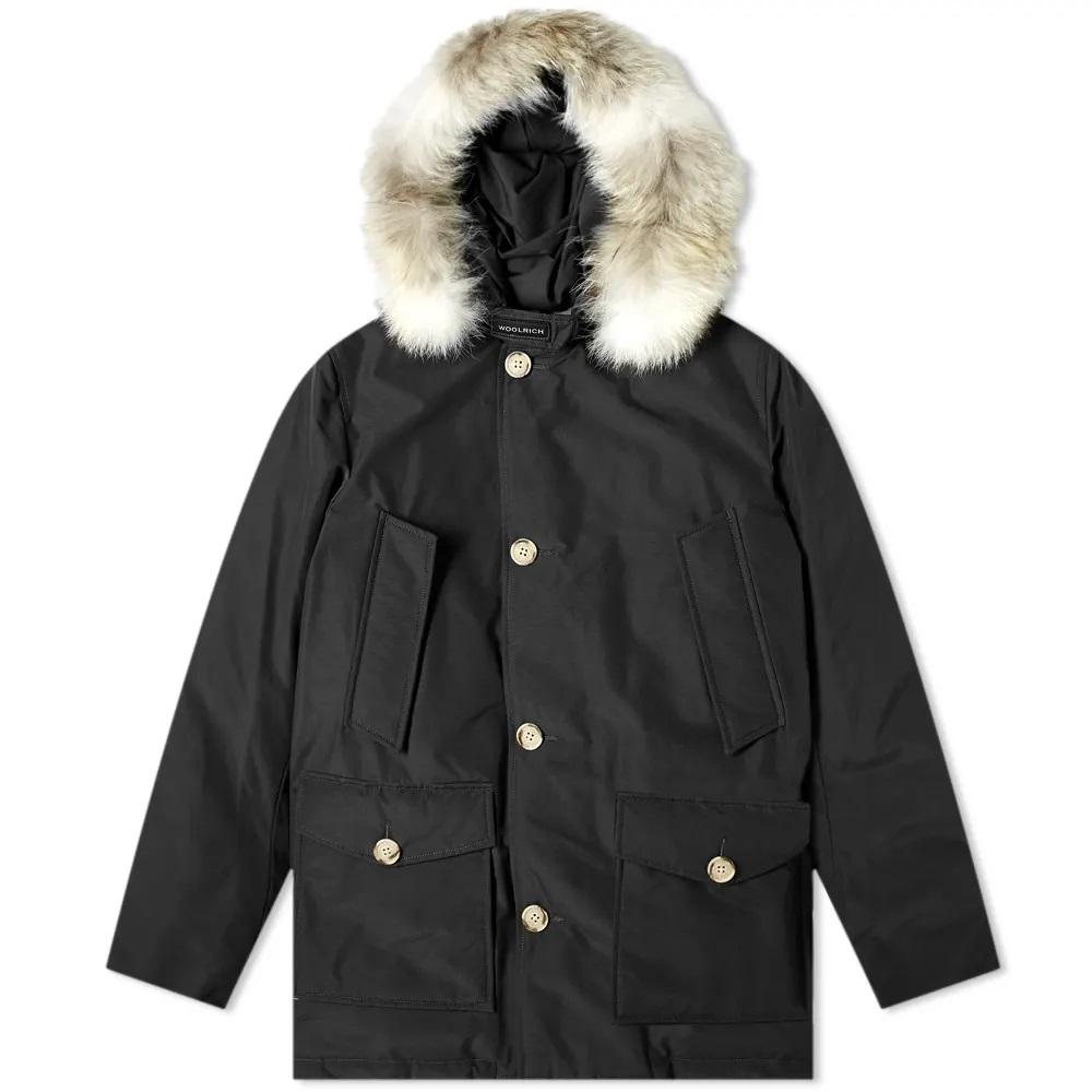 Woolrich Arctic Parka DF New Black 布+尼龙+鸭绒+棉+羊毛衬里价格