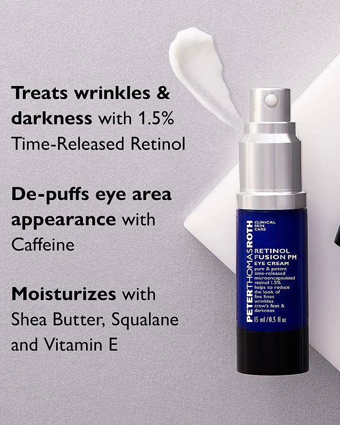 商品Peter Thomas Roth|Retinol Fusion PM Eye Cream 0.5 oz.,价格¥417,第4张图片详细描述