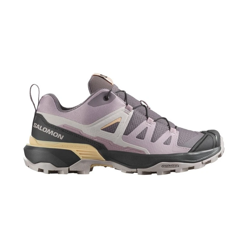商品Salomon|Salomon萨洛蒙 X ULTRA 360系列女士深灰色/浅灰色/浅棕色纺织登山鞋,价格¥1024,第1张图片