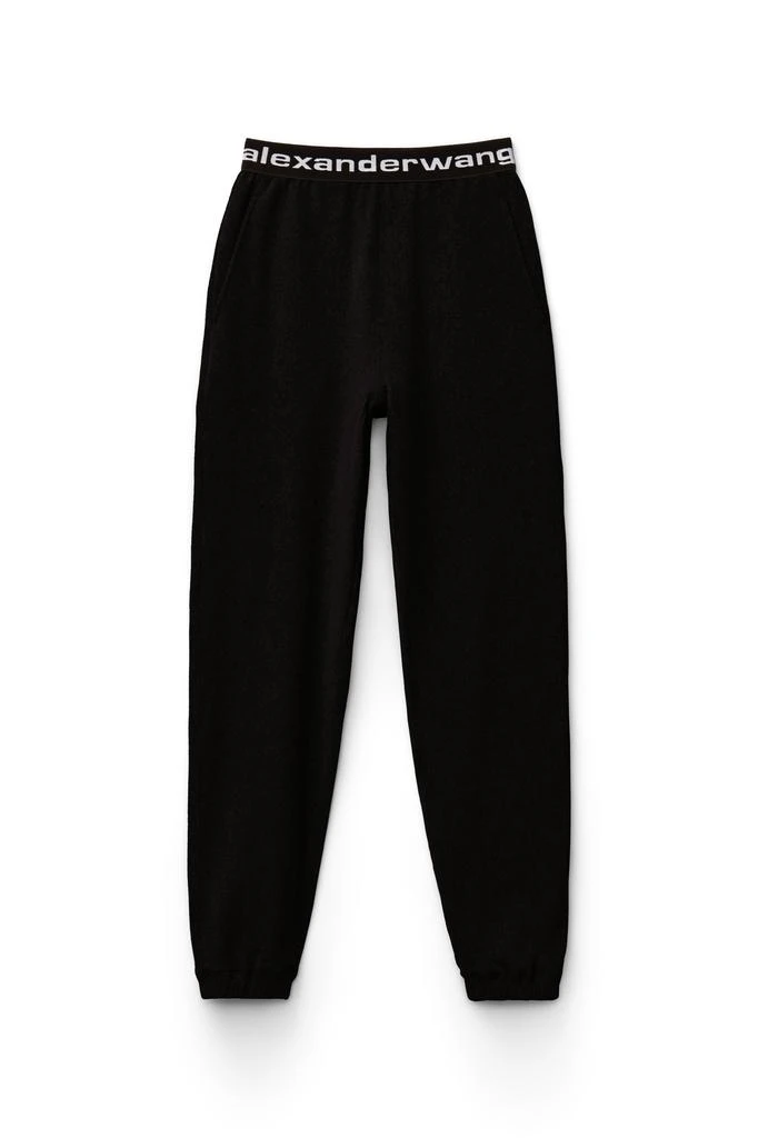 商品Alexander Wang|LOGO ELASTIC JOGGER IN STRETCH CORDUROY,价格¥2228,第1张图片