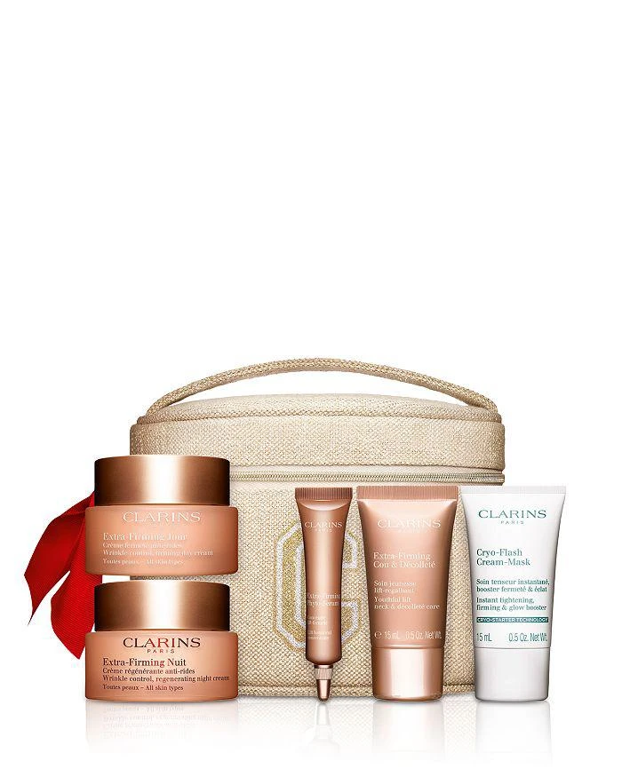 商品Clarins|Extra-Firming & Smoothing Luxury Skincare Set ($260 value),价格¥1347,第1张图片