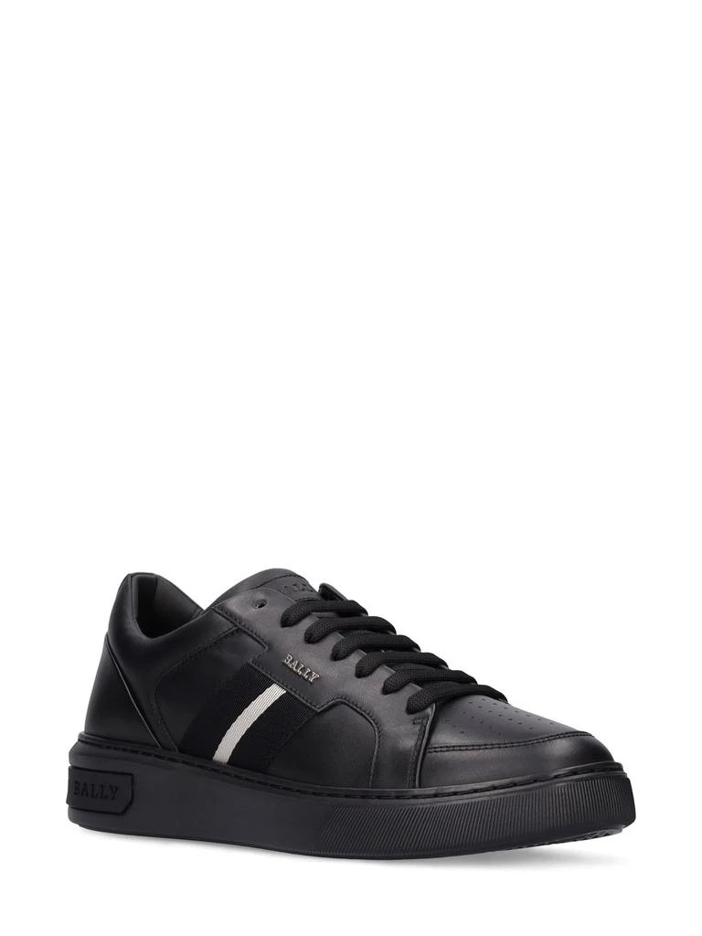 商品Bally|Moony Leather Low Top Sneakers,价格¥4595,第2张图片详细描述