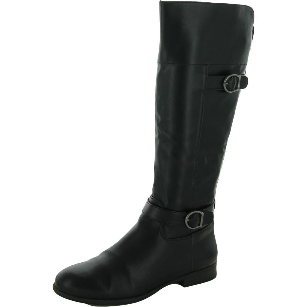 Style & Co. Womens Kezlin Faux-Leather Riding Knee-High Boots商品第1张图片规格展示