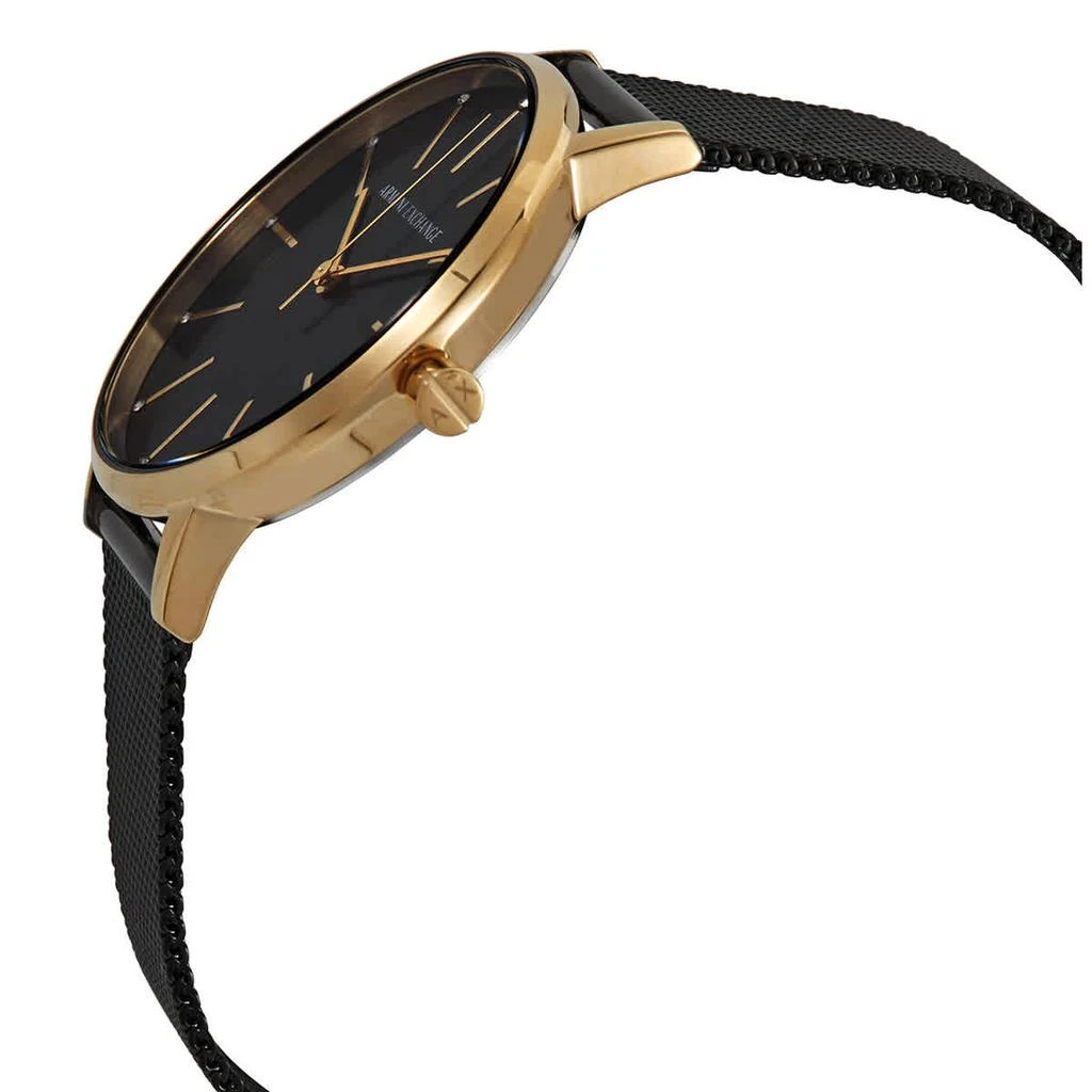 商品Armani Exchange|Quartz Black Dial Stainless Steel Mesh Band Ladies Watch AX5548,价格¥709,第2张图片详细描述