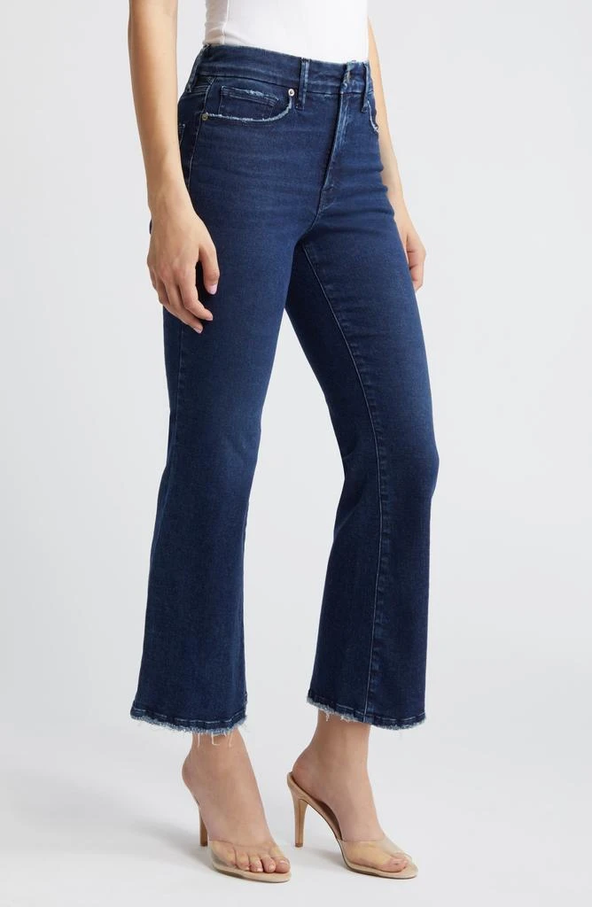 商品Good American|Good Legs Crop Mini Bootcut Jeans,价格¥320,第5张图片详细描述