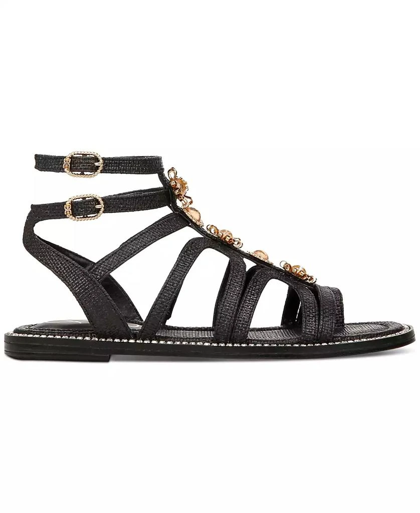 商品Sam Edelman|Tianna Embellished Strappy Gladiator Flat Sandals,价格¥834,第2张图片详细描述