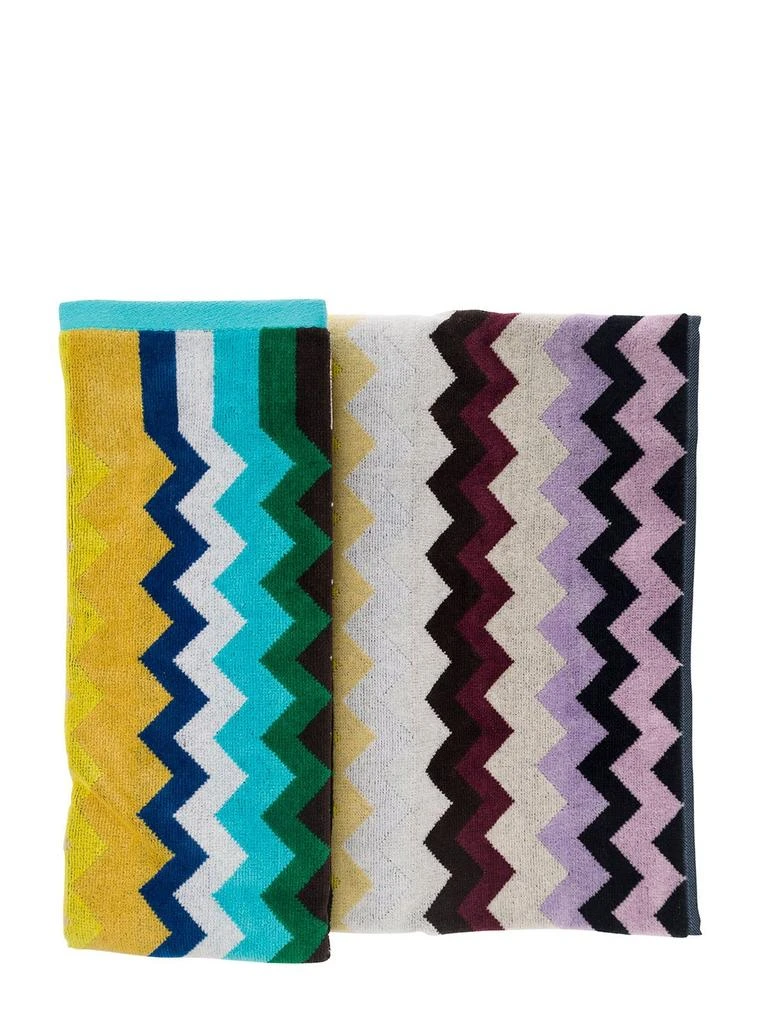 商品Missoni|Missoni Home Two-Piece Zig Zag-Patterned Bath Towel,价格¥841,第1张图片